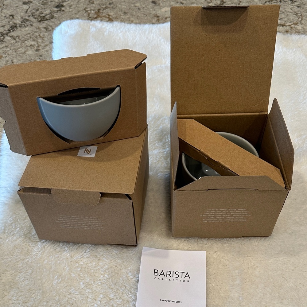 2new Nespresso cappuccino cups